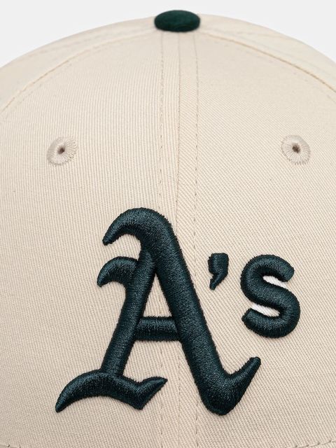 New Era czapka z daszkiem bawełniana kolor beżowy 60691348