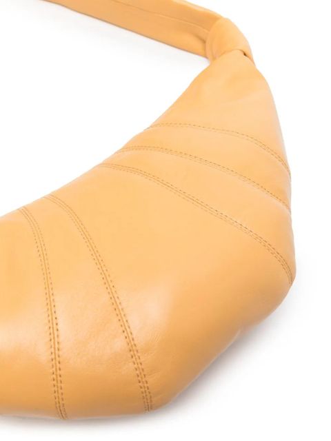 LEMAIRE small Croissant leather shoulder bag - Neutrals