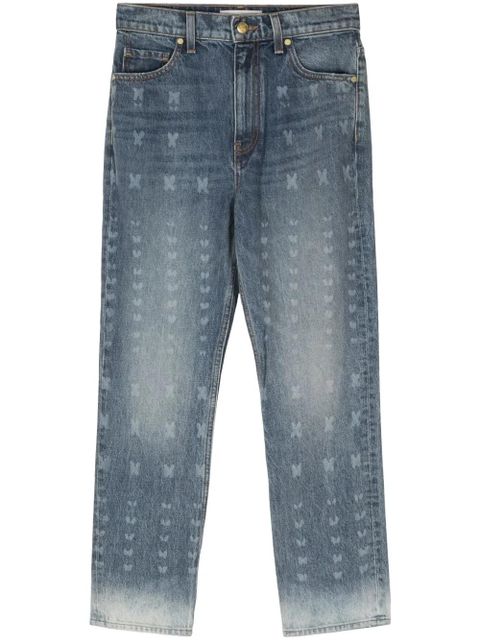 Ulla Johnson Agnes high-rise cropped jeans - Blue - zdjęcie produktu nr 1