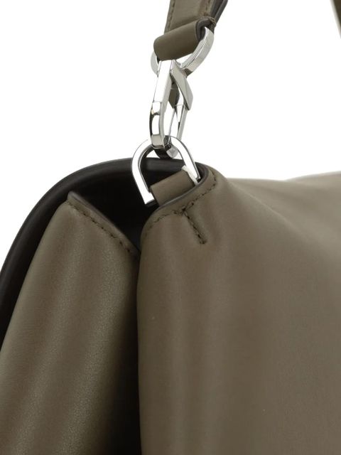 TOTEME flap leather shoulder bag - Green