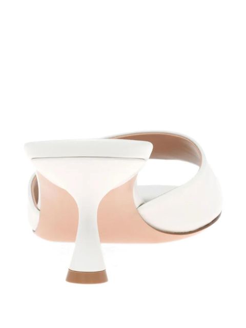 Gianvito Rossi 55mm Ascent mules - White