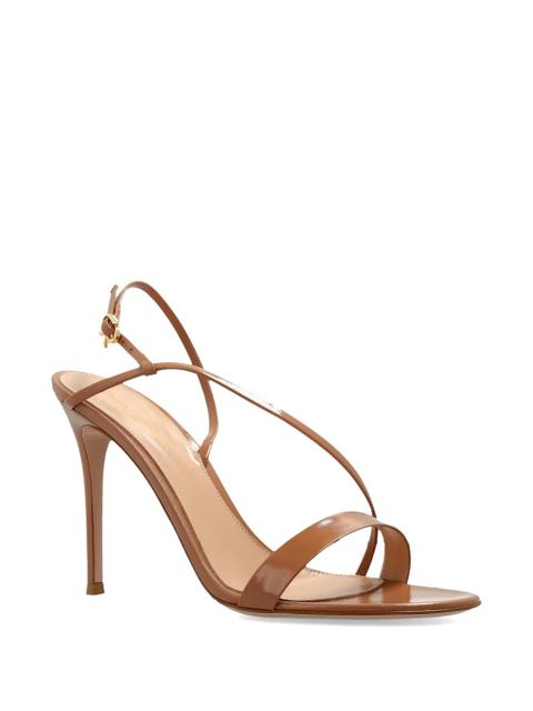 Gianvito Rossi strap leather sandals - Neutrals - zdjęcie produktu nr 2