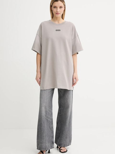 Gestuz t-shirt bawełniany damski kolor beżowy 10910397 - zdjęcie produktu nr 2