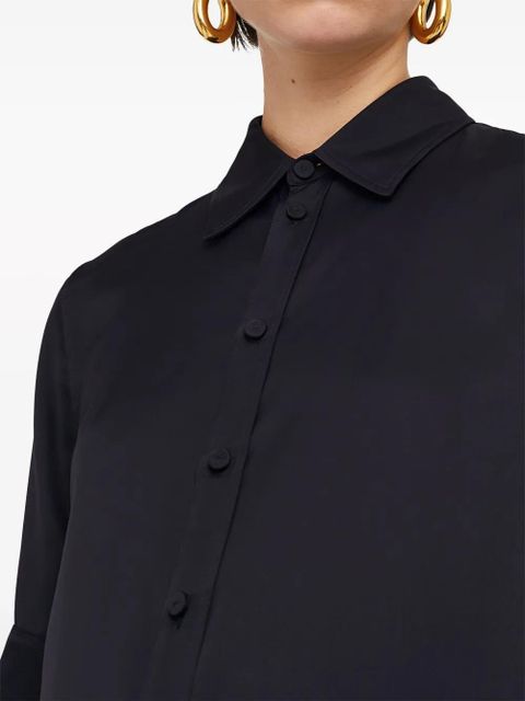 Jil Sander short-sleeve midi shirtdress - Blue - zdjęcie produktu nr 2