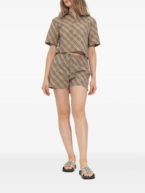 Burberry checked slides - Neutrals - zdjęcie produktu nr 2