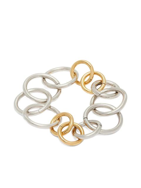 Jil Sander interlocking chain bracelet - Silver
