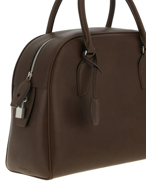 The Row India leather tote bag - Brown