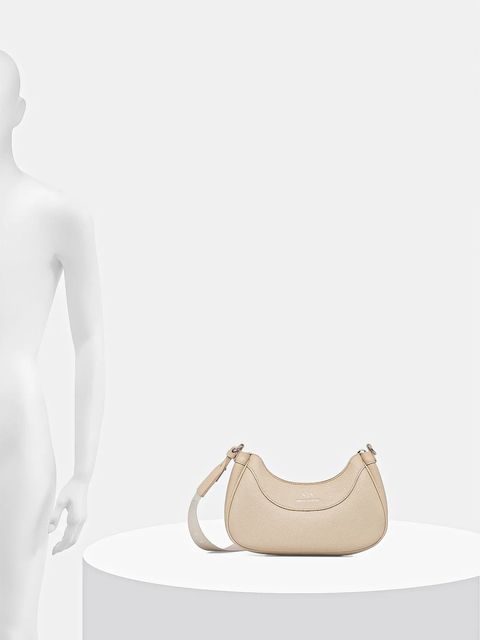 Armani Exchange torebka kolor beżowy 942883 CC783