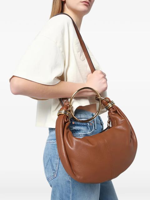 Chloé small Bracelet leather satchel - Brown - zdjęcie produktu nr 2