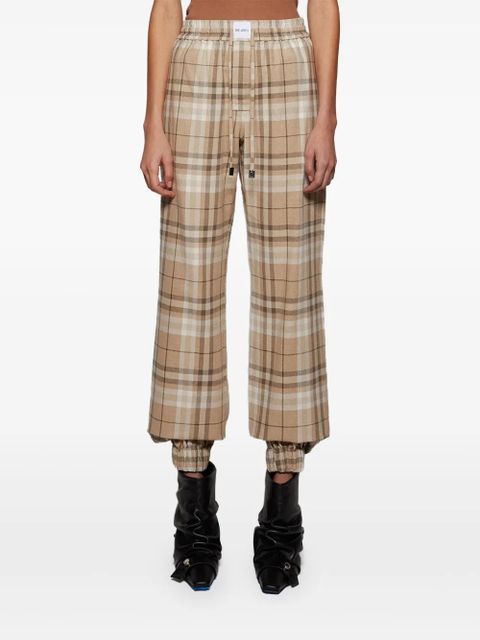 The Attico checked lounge trousers - Neutrals - zdjęcie produktu nr 2