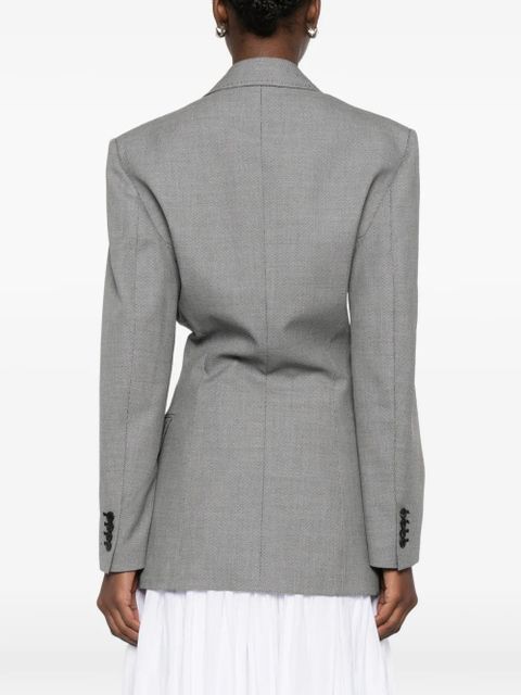 The Attico single-breasted blazer - Black