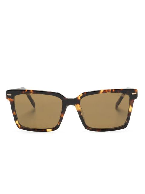 Miu Miu Eyewear tortoiseshell square-frame sunglasses - Brown - zdjęcie produktu nr 1