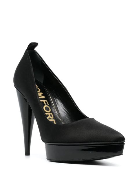 TOM FORD 120mm platform pumps - Black - zdjęcie produktu nr 2