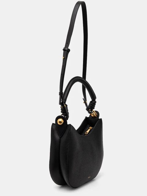 Furla torebka skórzana kolor czarny WB01489.BX0176.O6000