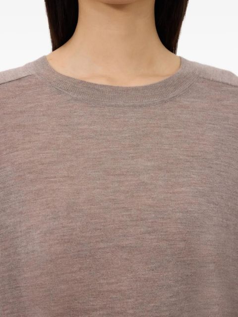 LouLou de Saison crew-neck cashmere sweater - Brown