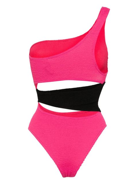 Bond-eye Splice cut-out smocked swimsuit - Pink - zdjęcie produktu nr 2