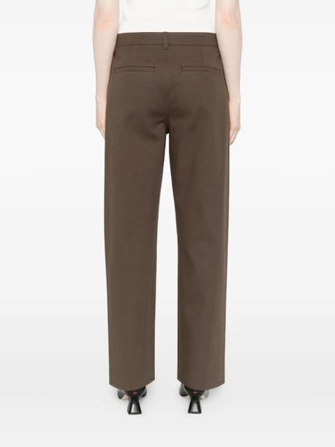 TOTEME Twisted trousers - Brown
