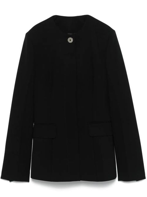 TOTEME collarless cinched jacket - Black - zdjęcie produktu nr 1