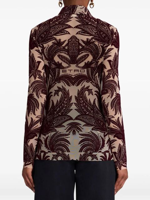 ETRO paisley-jacquard shirt - Brown - zdjęcie produktu nr 2