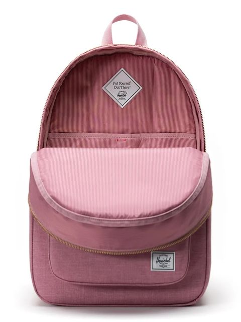 Herschel plecak kolor różowy duży gładki 11407 06570 OS - zdjęcie produktu nr 2