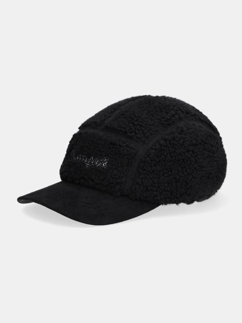 Kangol czapka z daszkiem FAUX SHERPA 5-PANEL kolor czarny K5466.BK001 - zdjęcie produktu nr 1