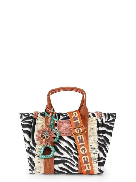 Kurt Geiger London torebka shopper damska bawełniana - zdjęcie produktu nr 2