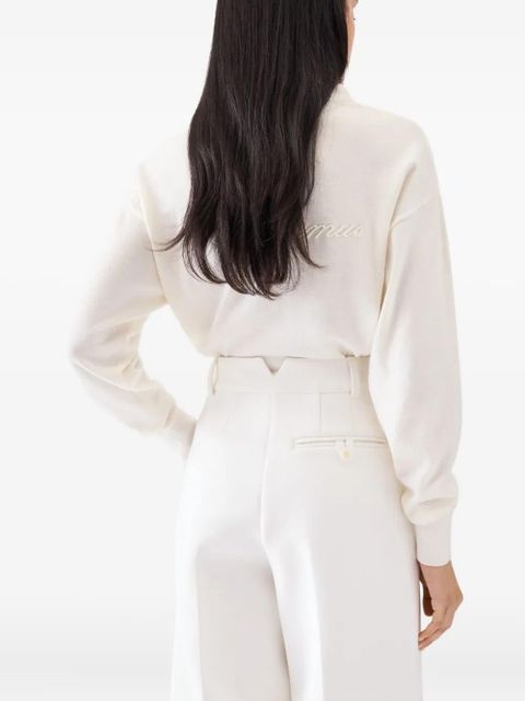 Jacquemus MAGLIA CARDIGAN CORTO - White