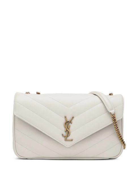 Saint Laurent medium LouLou crossbody bag - White - zdjęcie produktu nr 1