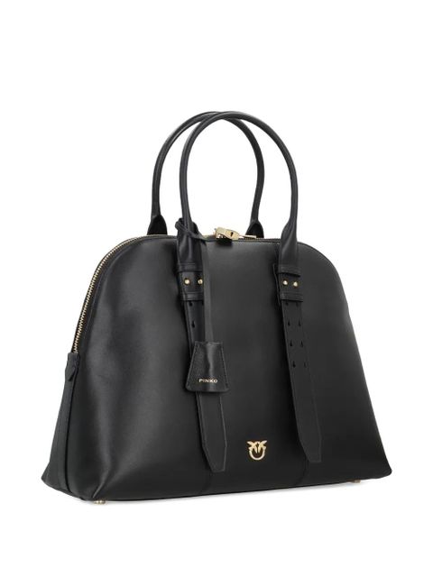 PINKO maxi Escape leather tote bag - Black