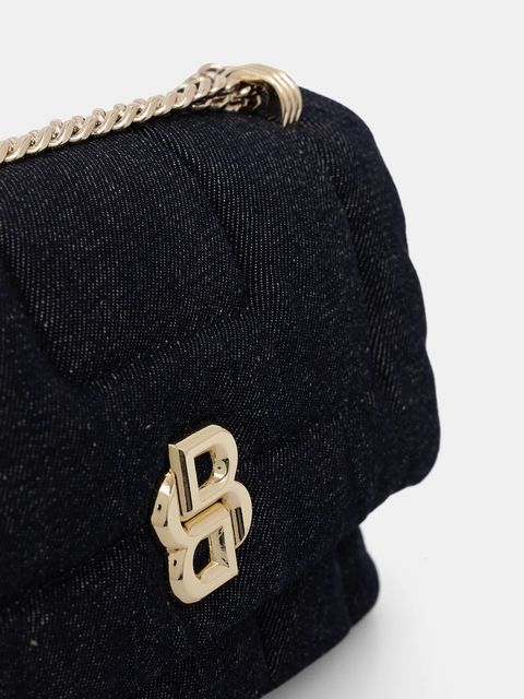 BOSS torebka jeansowa kolor niebieski 50542064