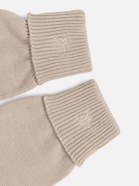 Calvin Klein rękawiczki damskie kolor beżowy LV14F8021G - zdjęcie produktu nr 2