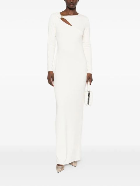 Lauren Ralph Lauren crew-neck maxi dress - Neutrals