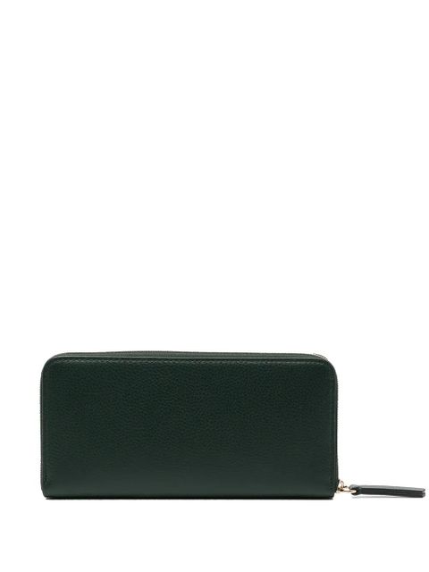 Mulberry logo-plaque zipped purse - Green