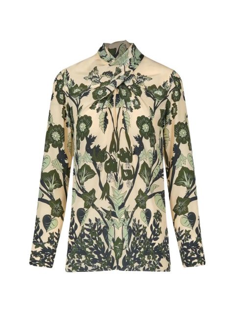 Johanna Ortiz Heavenly Garden floral-pattern top - Neutrals - zdjęcie produktu nr 1