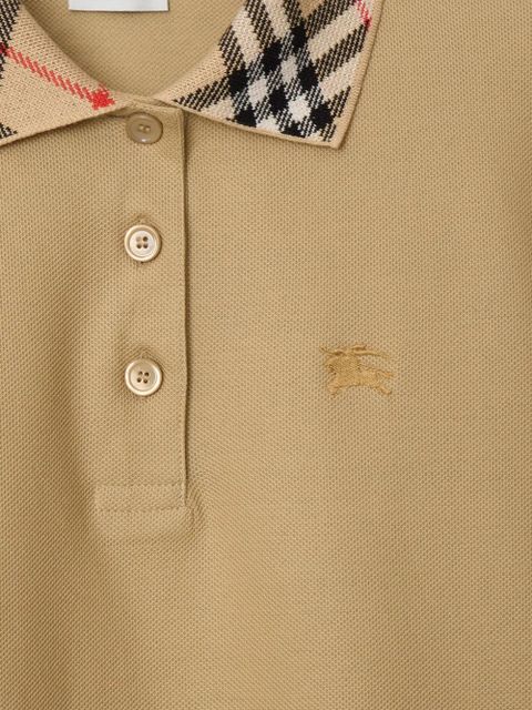 Burberry cotton polo shirt dress - Neutrals