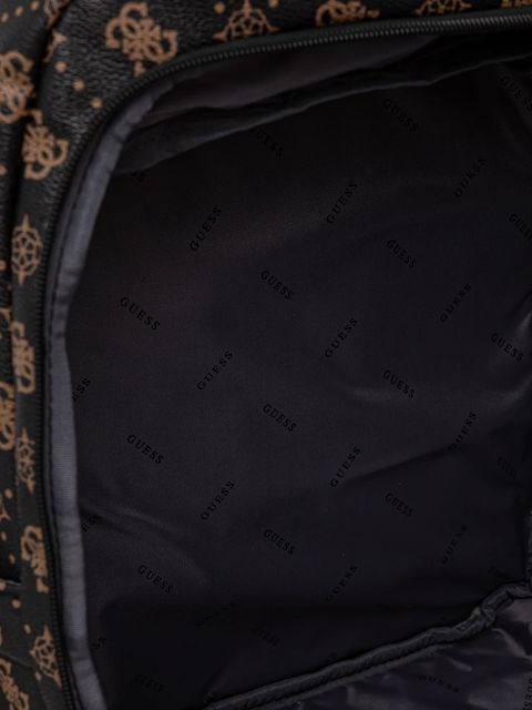 Guess plecak SILIA damski kolor brązowy duży wzorzysty TWGP98 90033