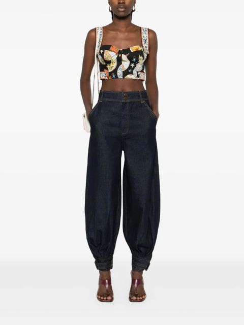 ZIMMERMANN Hypnotic balloon-cuffed jeans - Blue