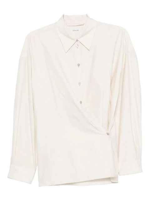LEMAIRE classic-collar twisted shirt - Neutrals - zdjęcie produktu nr 1