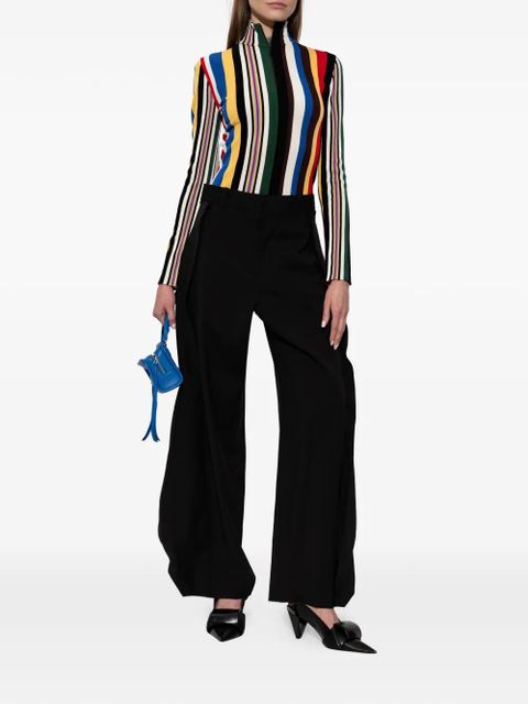 LOEWE striped ribbed top - Red - zdjęcie produktu nr 2