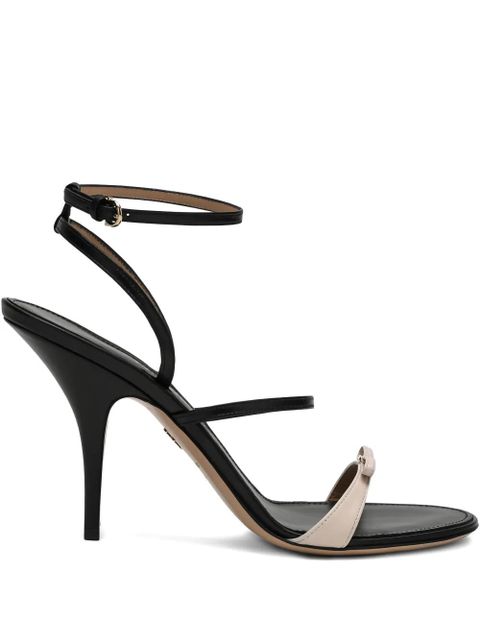 Ferragamo 95mm Ariel bow-detail sandals - Black - zdjęcie produktu nr 1