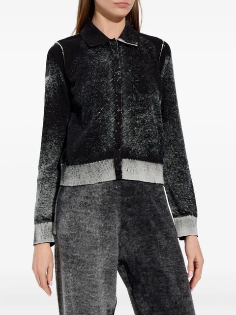 Diesel M-Loren buttoned cardigan - Black - zdjęcie produktu nr 2
