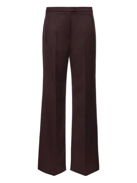 Magda Butrym pleats flared trousers - Purple - zdjęcie produktu nr 1