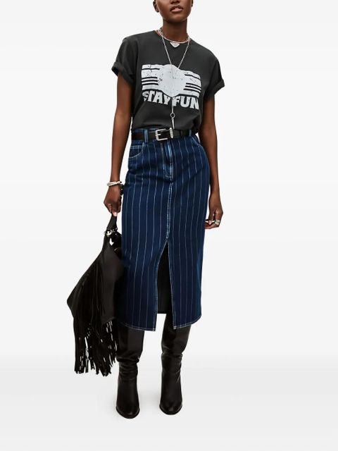 Ba&Sh Reese graphic T-shirt - Grey - zdjęcie produktu nr 2