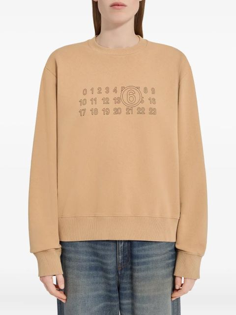 MM6 Maison Margiela cotton sweatshirt - Neutrals