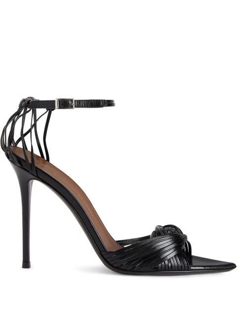 Giuseppe Zanotti 105mm Intriigo Knot sandals - Black - zdjęcie produktu nr 1