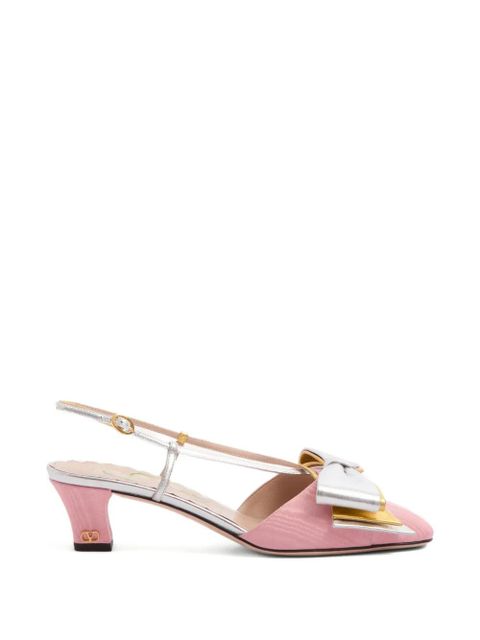 Valentino Garavani Bowow slingback pumps - Pink - zdjęcie produktu nr 1