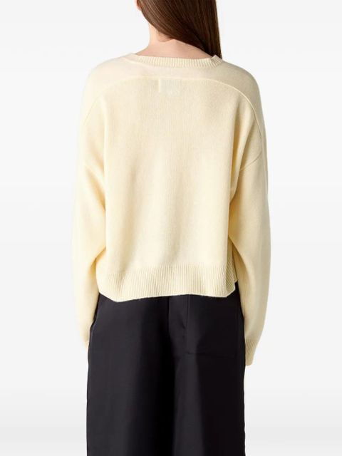 LouLou de Saison Anzor V-neck sweater - Yellow