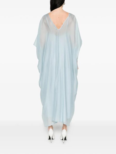 Eleh V-neck maxi dress - Blue