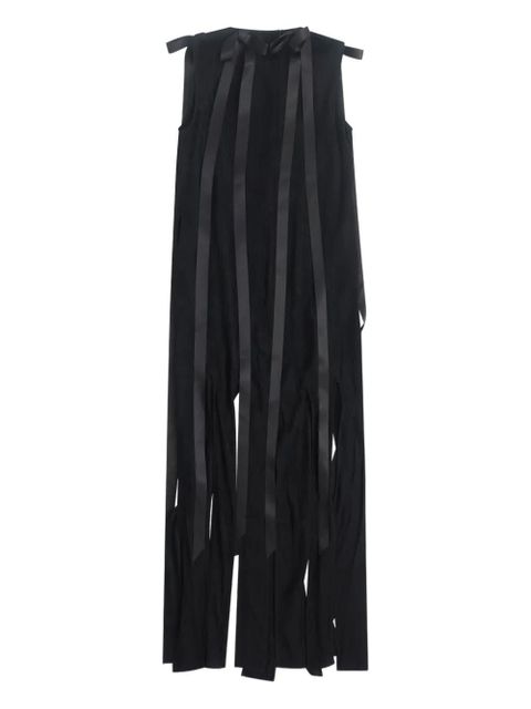Simone Rocha unbounded ribbon detail maxi dress - Black - zdjęcie produktu nr 2