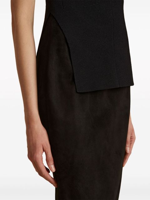 KHAITE The Evelyn ribbed tank top - Black